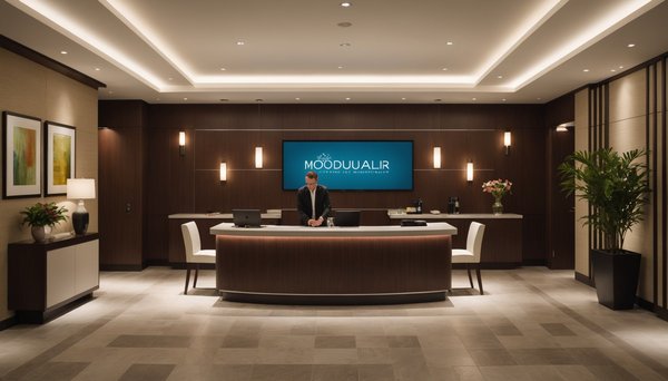 solutions modulables pour aménager efficacement les espaces d'accueil en hôtellerie