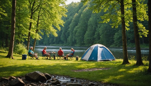 Réserver un camping au bord d'une rivière